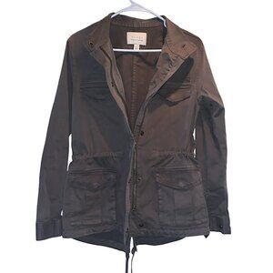 Hinge Utility Jacket Olive Green, Small, Zipper & Buttons